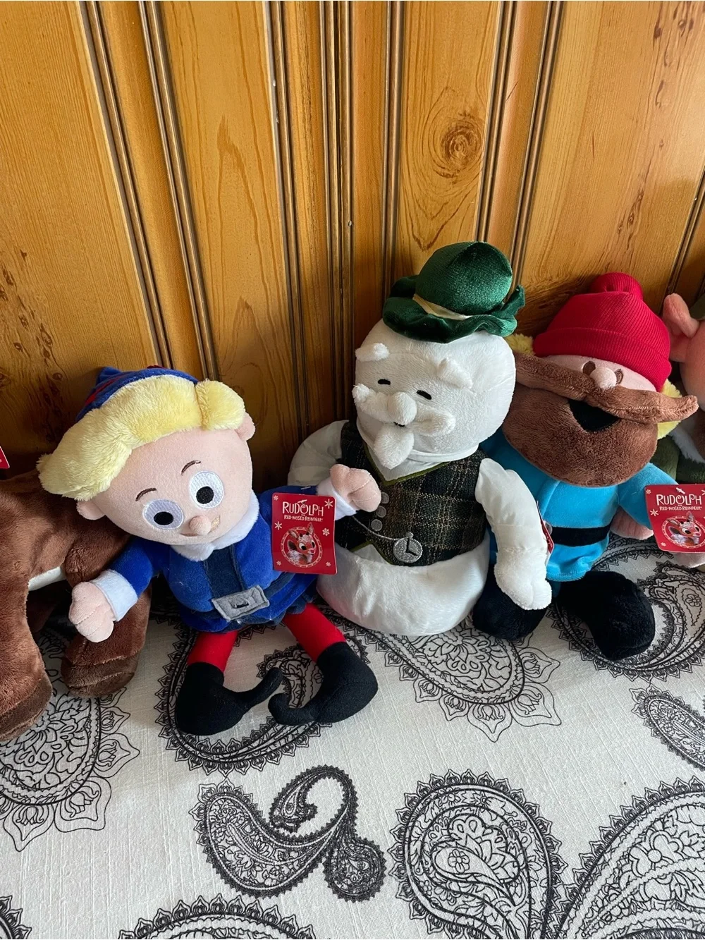 Vintage Holiday Rudolph Plush Collectible Stuffed Animal Lot RARE kids toys